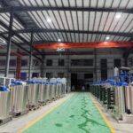 MICEM flake ice evaporators on factory floor