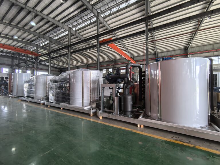 MICEM 30-ton flake ice machine in workshop