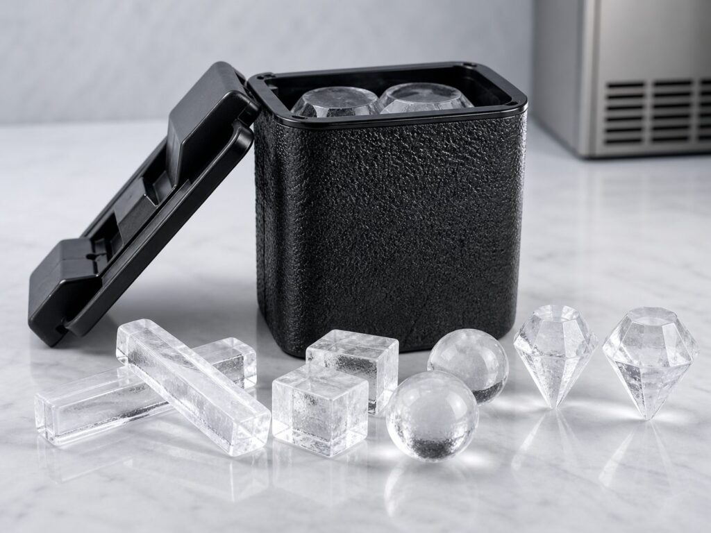 Ice Molds freezing process diagram