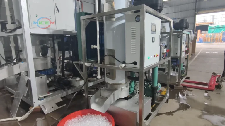 2 Ton Tube Ice Machine shown in the actual running video