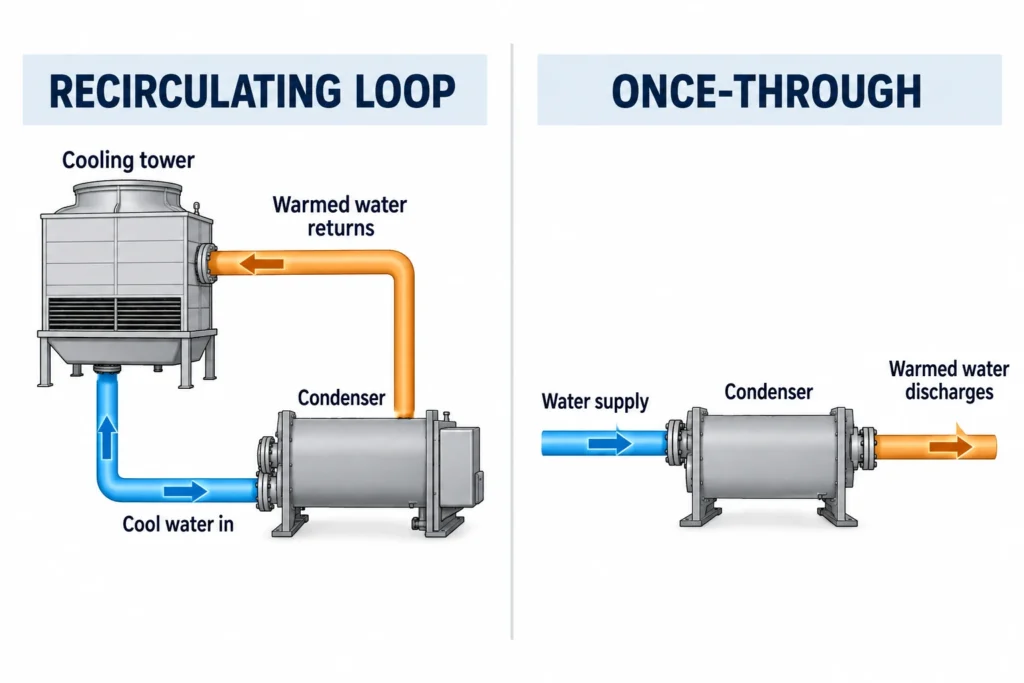 Condenser water loops
