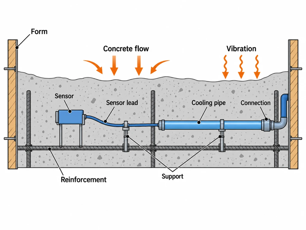 Embedded Cooling Pipes