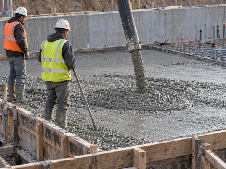 Mass Concrete Pour