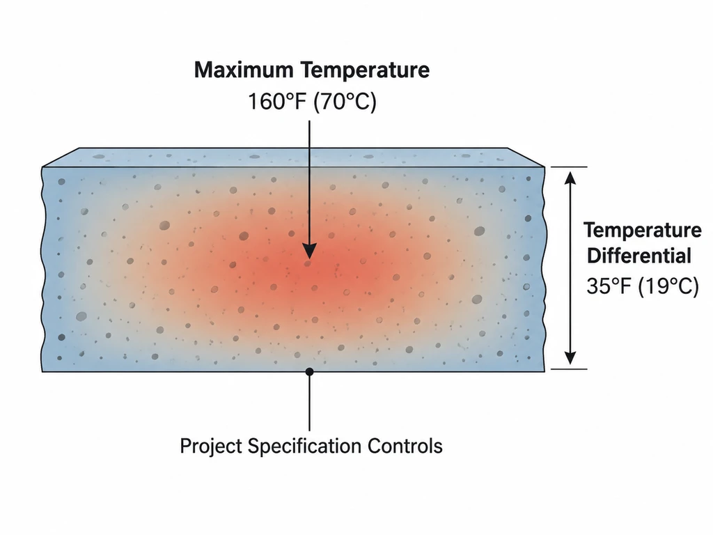 Concrete Temperature Limits