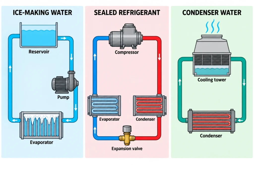 Ice machine circuits