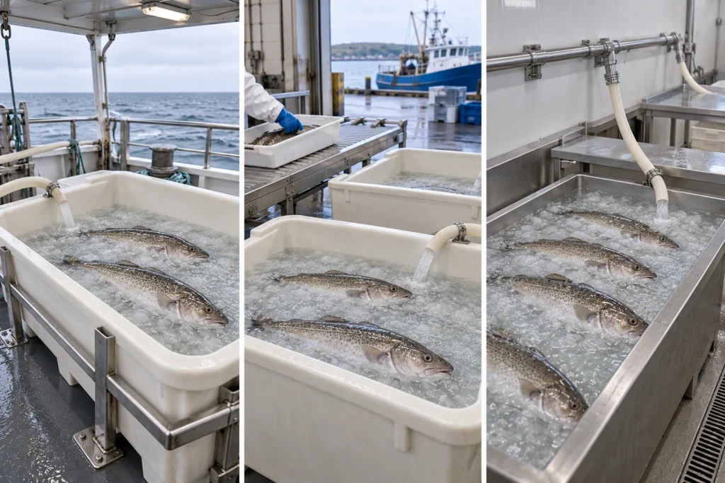 Slurry Chilling on Vessels and in Seafood Facilities