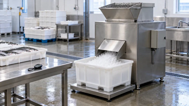 Ice Crusher for Seafood Processing